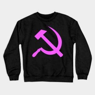 Hammer and Sickle Pink Crewneck Sweatshirt